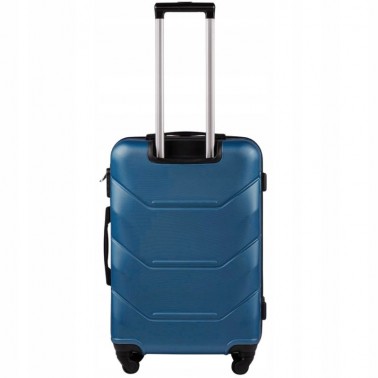 Walizka WINGS twarda duża ABS 149 L TITAN BLUE 97 l