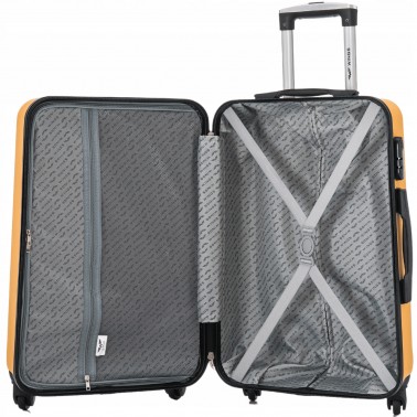 Walizka WINGS twarda duża ABS KST01 L BLACK 97 l