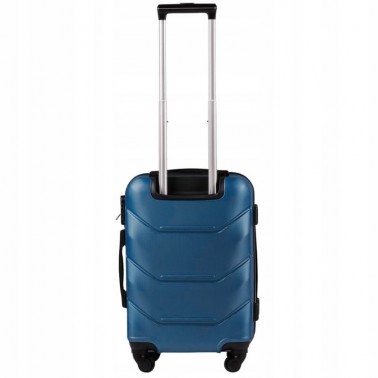 Walizka WINGS kabinowa 149 S TITAN BLUE 38 l ABS