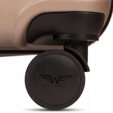 Walizka WINGS kabinowa 149 S TITAN BLUE 38 l ABS
