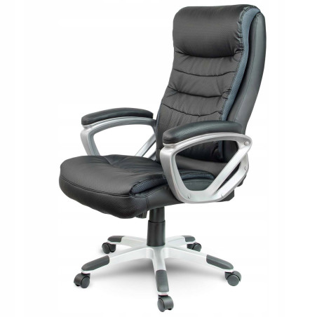 Fotel biurowy obrotowy Madera brązowy Mega Wygodny-MIĘKKI