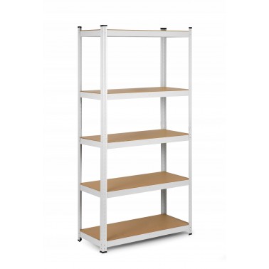Regał magazynowy metalowy 180 x 90 x 40 cm max 260 kg na półkę