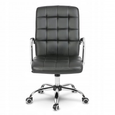 FOTEL BIUROWY ASTON CZARNY KOMFORTOWY I ELEGANCKI MOCNY
