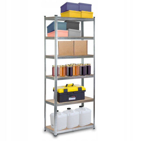 REGAŁ MAGAZYNOWY 220x90x40 METALOWY 6 półek 900kg