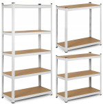 Regał magazynowy metalowy 180 x 90 x 40 cm max 260 kg na półkę