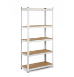 Regał magazynowy metalowy 180 x 90 x 40 cm max 260 kg na półkę