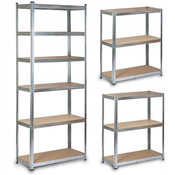REGAŁ MAGAZYNOWY 220x90x40 METALOWY 6 półek 900kg