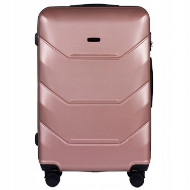 Walizka twarda duża Wings ABS 149 L ROSE GOLD