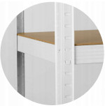 Regał magazynowy metalowy 180 x 90 x 40 cm max 260 kg na półkę
