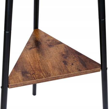 WIESZAK PODŁOGOWY STOJĄCY NA KURTKI UBRANIA STOJAK METALOWY CZARNY LOFT 180