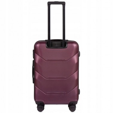 WALIZKA ŚREDNIA POJEMNA Z POSZERZENIEM WINGS ABS 149 63 l BURGUNDY