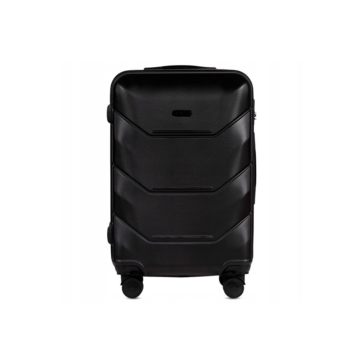 WALIZKA ŚREDNIA POJEMNA Z POSZERZENIEM WINGS ABS 149 63 l BLACK