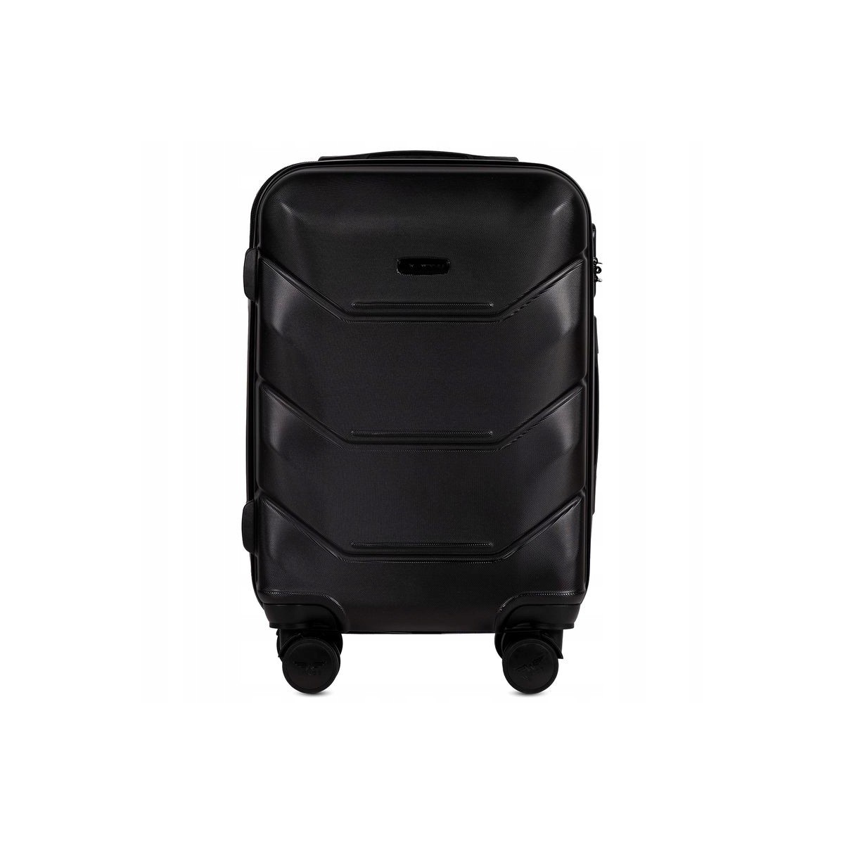 Walizka mała kabinowa do samolotu bagaż podręczny Wings ABS 149 38 l BLACK