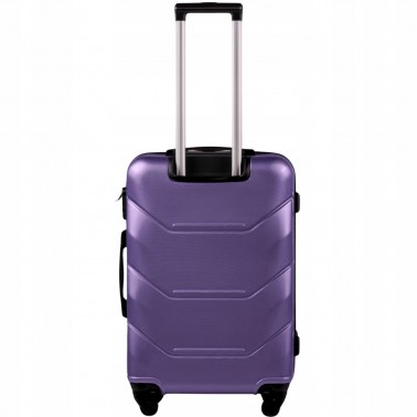 Walizka twarda średnia UNLIMITED MGN01 M SILVER PURPLE 63 l