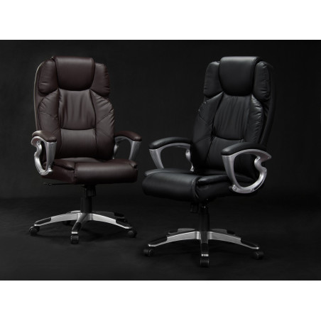 Fotel biurowy obrotowy VERONA/MEGA WYGODNY/BRĄZOWY