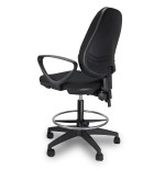 Krzesło biurowe obrotowe ARGO RING CZARNE Ergonomiczne wygodne