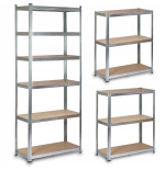 Regał metalowy magazynowy 222 x 90 x 40 cm Humberg HR-814 mocny