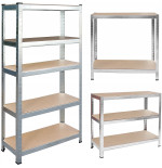 Regał metalowy magazynowy 180 x 90 x 40 cm Humberg HR-812
