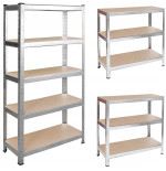 Regał metalowy magazynowy 180 x 90 x 40 cm Humberg HR-812