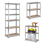 Regał metalowy magazynowy 222 x 90 x 40 cm Humberg HR-814 mocny