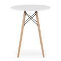 Stół okrągły JUST HOME skandynawski 60cm biały