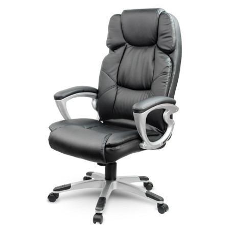 Fotel biurowy obrotowy VERONA/MEGA WYGODNY/CZARNY