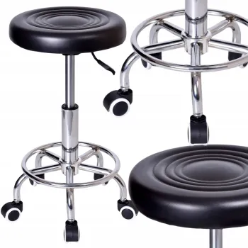 Fotel, krzesło, SOLO obrotowy na kółkach do zakładu kosmetycznego do warsztatu