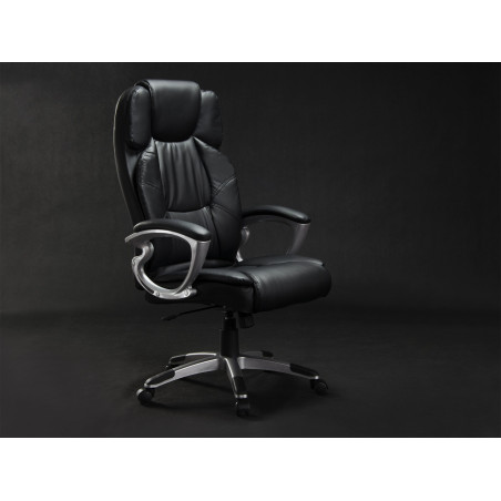 Fotel biurowy obrotowy VERONA/MEGA WYGODNY/CZARNY