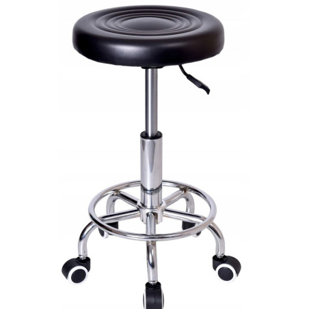 Fotel, krzesło, SOLO obrotowy na kółkach do zakładu kosmetycznego do warsztatu