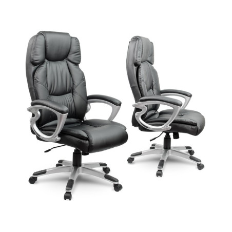 Fotel biurowy obrotowy VERONA/MEGA WYGODNY/CZARNY