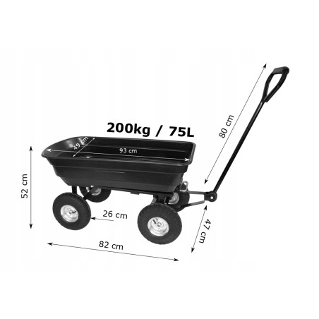 Wózek Carruzzo 75 l