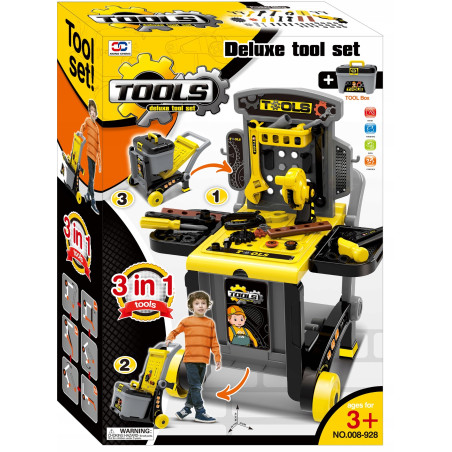 ZESTAW WARSZTAT MAŁY MECHANIK NARZĘDZIA