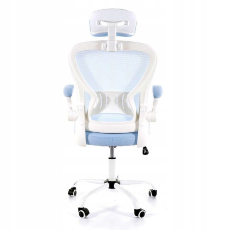 Fotel Obrotowy Brest błękitny niebieski gabinet, pracownia biuro