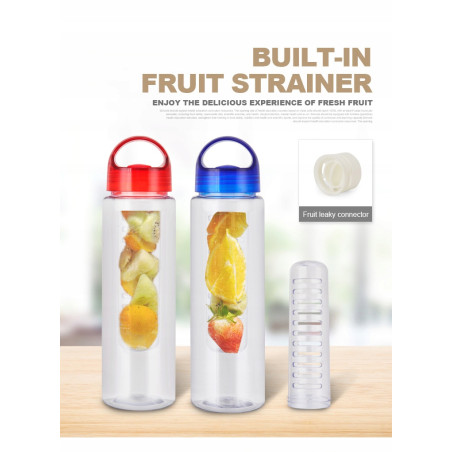 BUTELKA na WODĘ z wkładem na OWOCE LÓD DUŻA BIDON