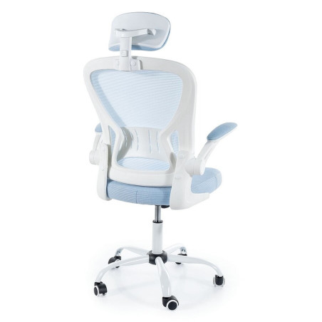 Fotel Obrotowy Brest błękitny niebieski gabinet, pracownia biuro