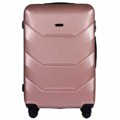 Walizka twarda duża Wings ABS 149 L ROSE GOLD