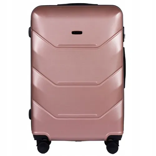 Walizka twarda duża Wings ABS 149 L ROSE GOLD