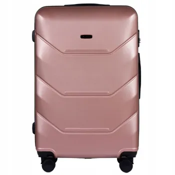 Walizka twarda duża Wings ABS 149 L ROSE GOLD