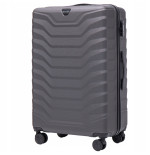Walizka WINGS twarda duża ABS PEA01-L-D.GREY 97 l