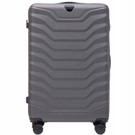 Walizka WINGS twarda duża ABS PEA01-L-D.GREY 97 l