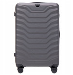 Walizka WINGS twarda duża ABS PEA01-L-D.GREY 97 l