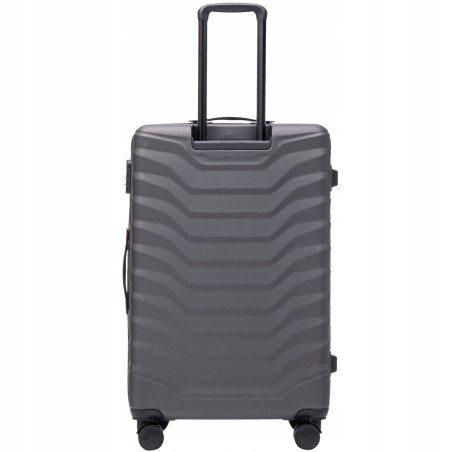 Walizka WINGS twarda duża ABS PEA01-L-D.GREY 97 l