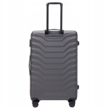 Walizka WINGS twarda duża ABS PEA01-L-D.GREY 97 l