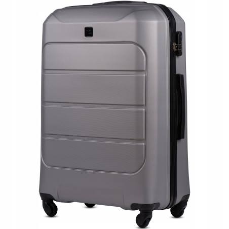 Wings Walizka twarda duża ABS GAN01-L-T.GREY 97L