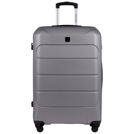 Wings Walizka twarda duża ABS GAN01-L-T.GREY 97L