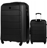 Wings Walizka twarda duża ABS GAN01-L-BLACK 97L
