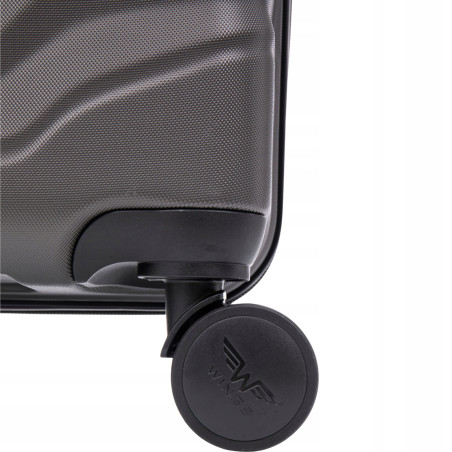Walizka WINGS twarda duża ABS PEA01-L-D.GREY 97 l