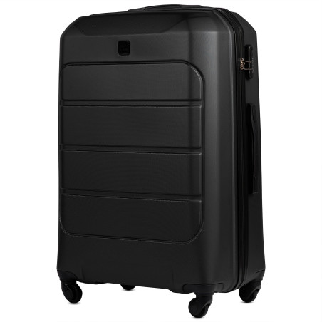 Wings Walizka twarda duża ABS GAN01-L-BLACK 97L