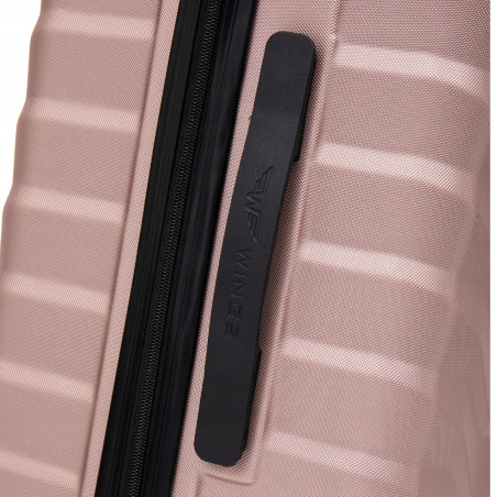 Walizka WINGS twarda duża ABS PEA01-L-R.GOLD 97 l