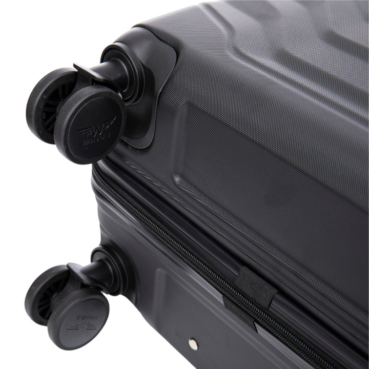 Walizka twarda duża ABS PEA01-L-BLACK 97 l